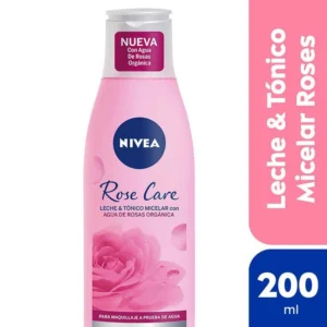 Leche & Tónico Micelar 2 En 1 Rose Care Para Todo Tipo De Piel 200 Ml