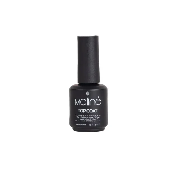 Esmalte Top Coat Meline Gel Uv/led Semipermanente X 15 Ml