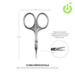 Tijera Premium para Cutículas cherimoya