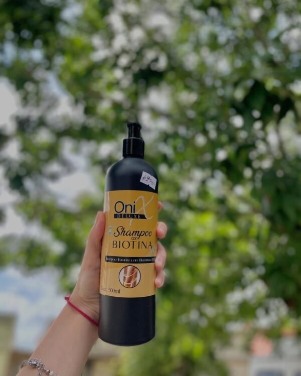 Shampoo con biotina Onix Deluxe x 500ml