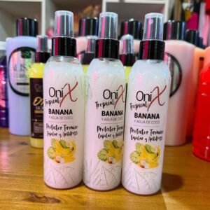 Protector Termico Capilar Antifrizz. Banana y Coco. 200 ml. Onix