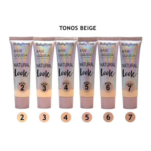 Base Liquida Natural Look Ruby Rose - Imagen 3