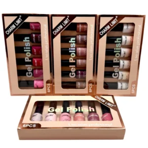 ESMALTE UV/LED CHARM LIMIT APROBADOS POP 5ml PACK 6u