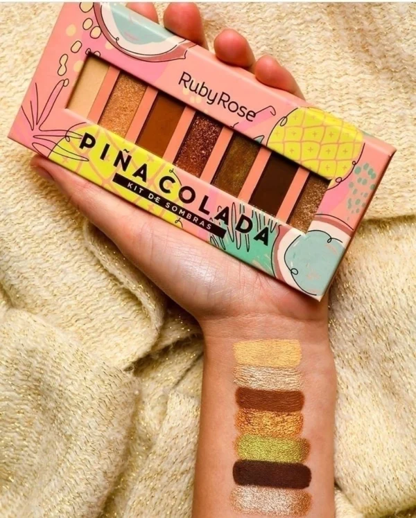 KIT SOMBRAS PIÑA COLADA RUBY ROSE