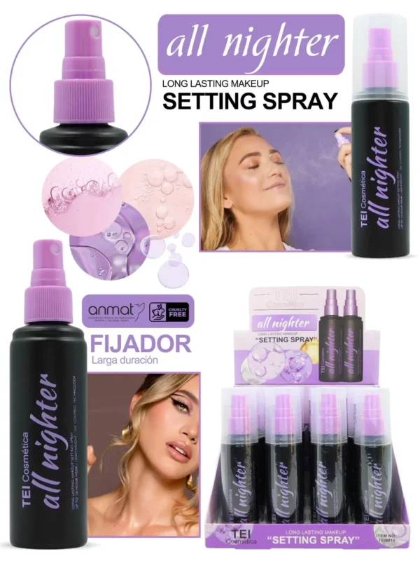 Fijador en Spray All Nighter TEI