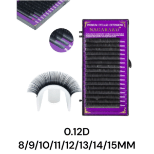 EXTENSIONES DE PESTAÑAS CLASICAS NAGARAKU 11MM MEDIDA UNICA