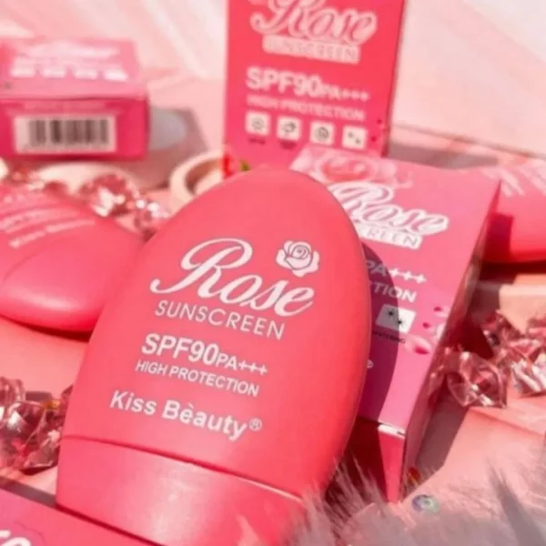 Protector Rose Sunscreen Kiss Beauty - Imagen 2