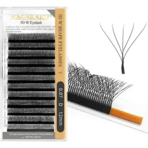 Extensiones De Pestañas Nagaraku 5d W Original Tecnologicas 0.07D MIX 8-12MM