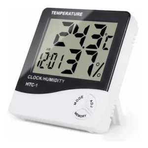 Higometro Digital Termómetro Reloj Belleza Pestañas Salón