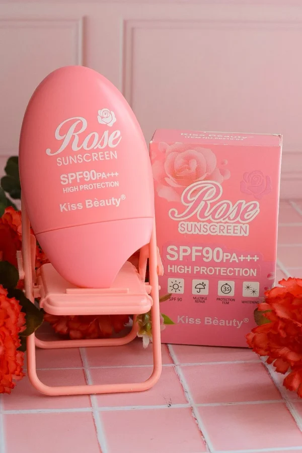 Protector Rose Sunscreen Kiss Beauty