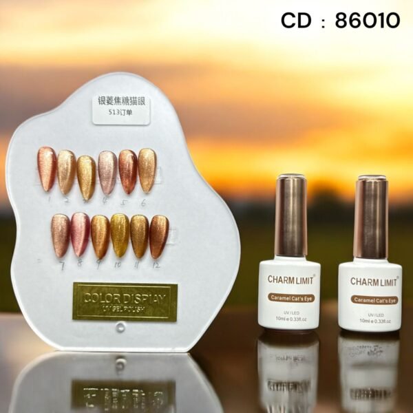 ESMALTE SEMI OJO DE GATO CARAMEL CHARM LIMIT