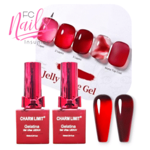 Esmalte Efecto Jelly Red Charm Limit GELATINA RED