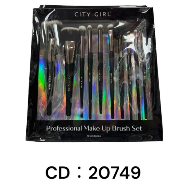 SET BROCHA EN CAJA CITY GIRL X 10U  20749
