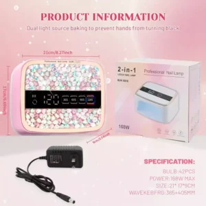 CABINA INALAMBRICO SUN SS10 STRASS GOTA 42LED/168W