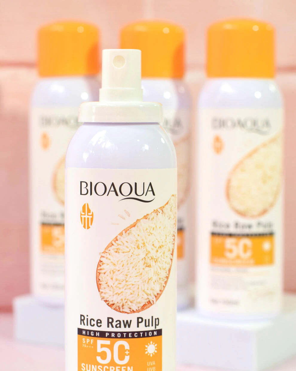 Protector Solar Spray Arroz Bioaqua X 150ML
