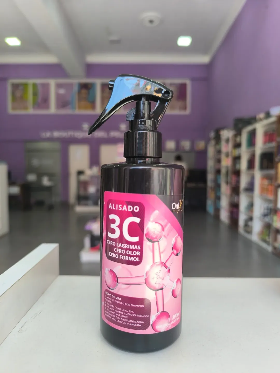 El Alisado 3C (sin Formol) de Onix Líquido 300ml