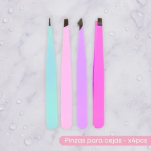 PINZA DEPILADORA PARA CEJAS X4PCS