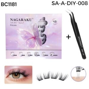PESTAÑAS AUTOADHESIVA CON PINZA NAGARAKU SA-A-DIY-008 BC1181